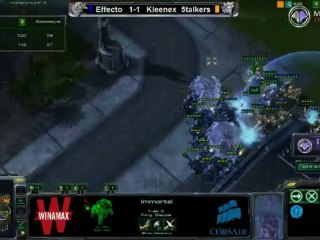 Match SC2 : [M]Kleenex (P) vs Effecto (T) 3