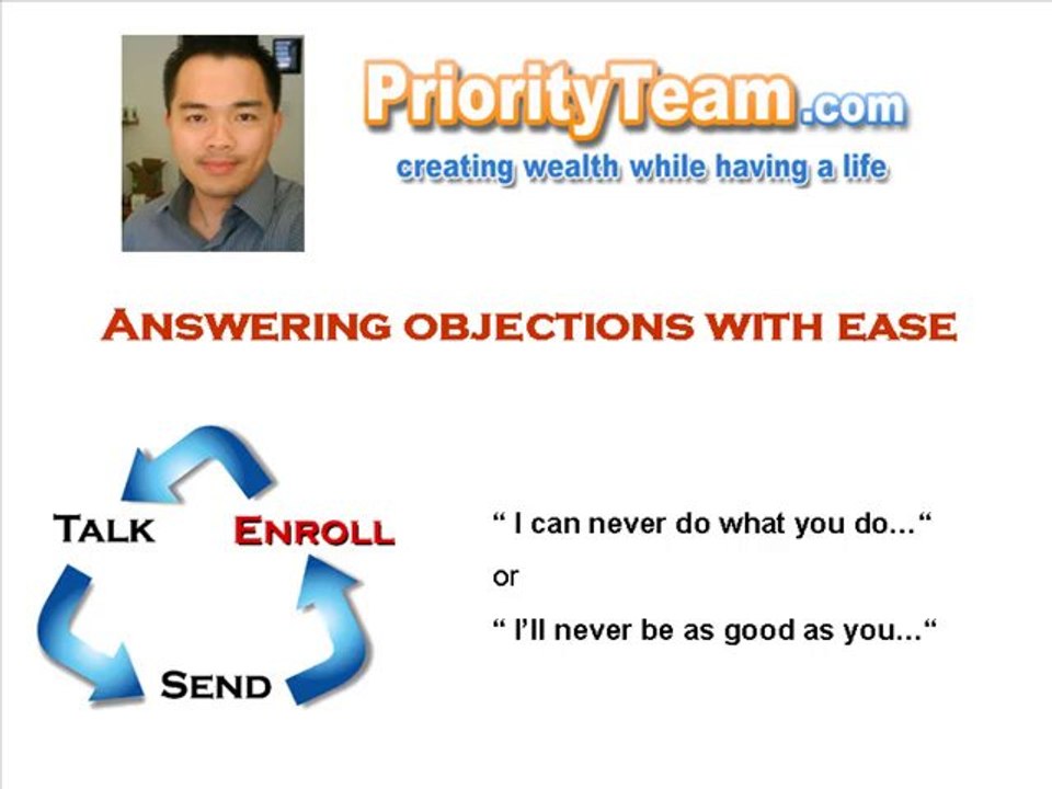 MLM objections - I can never be as good of a marketer as yo
