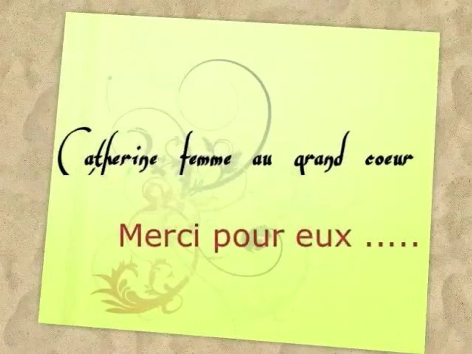 Pour Catherine
