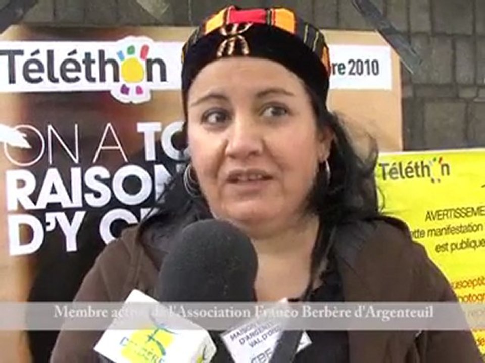 Telethon de l'Association Franco Berbère d'Argenteuil .avi