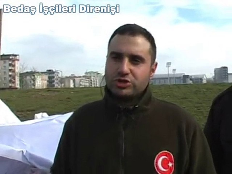 Bedaş Taşeronu Alkama işçileri eylemi