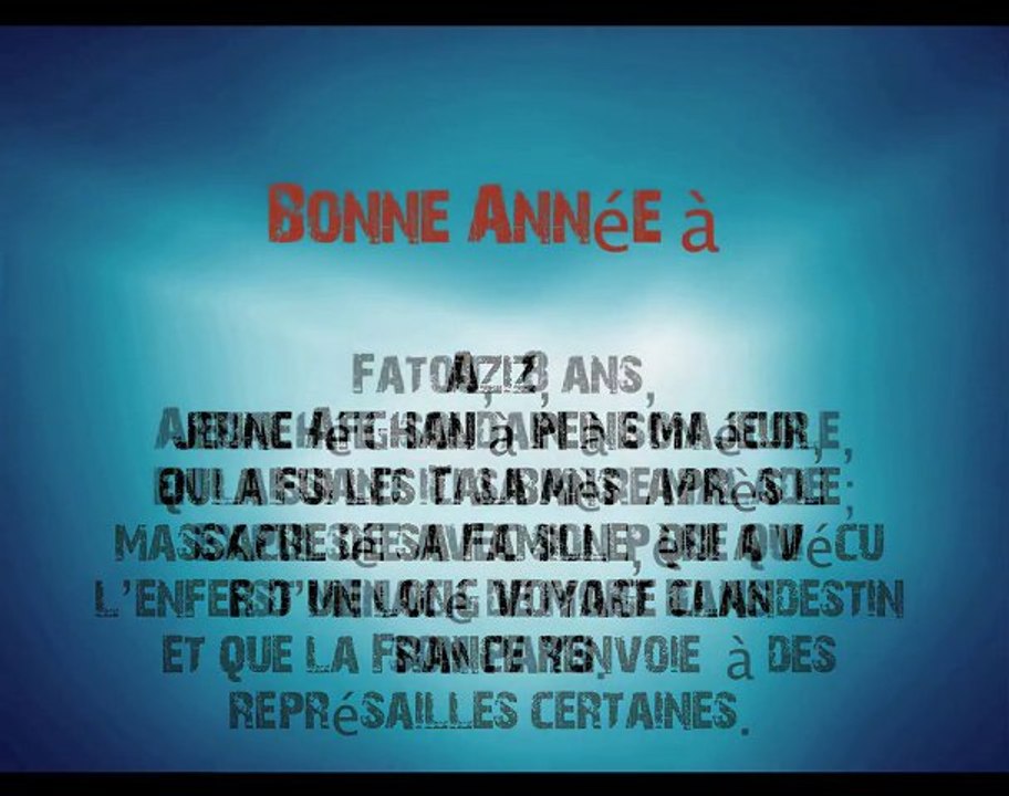 bonne année à...