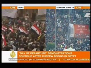 EGYPTE 17h20 locale -  04-02-2011 place Tahrir et Alexandrie