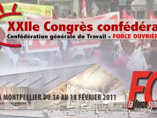 Intro Congrès fo 2011