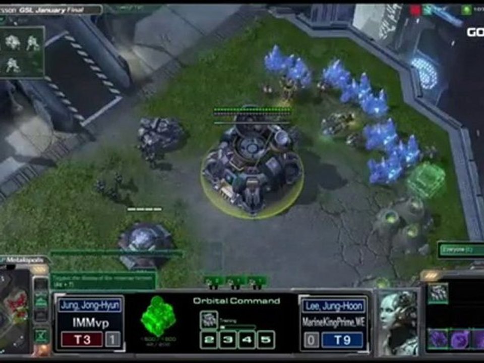 Jan 2011 GSL Finals - IMMvP vs MarineKingPrime.WE Set 2