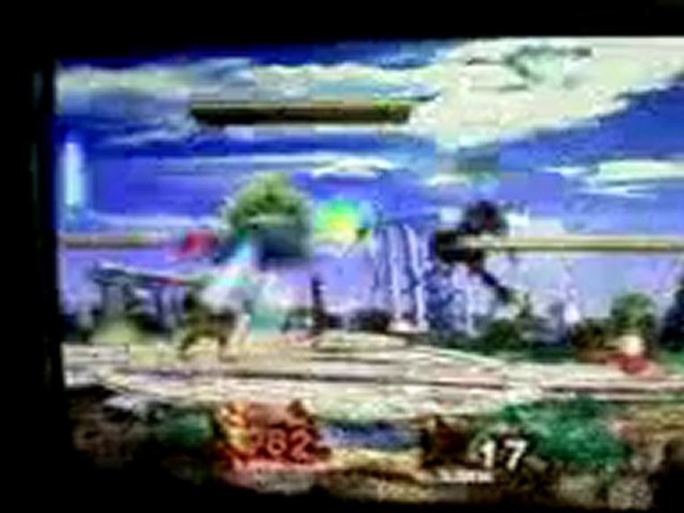Jogando smash bros brawl 2 Link VS Dark Link