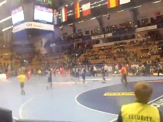 Fin de match France Island - Mondial 2011