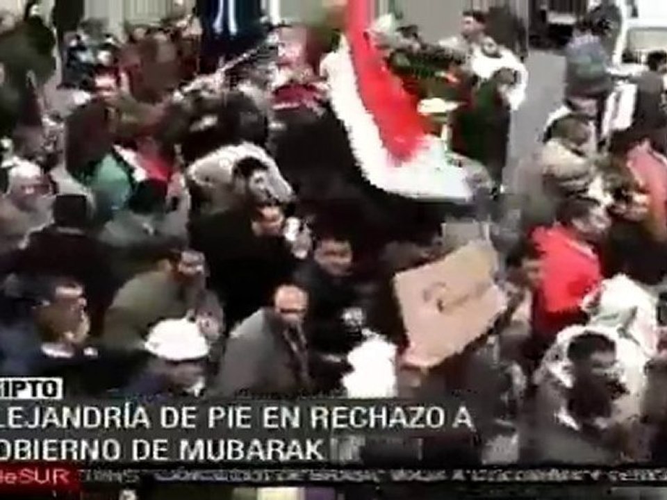 Alejandría se mantiene de pie en rechazo a gobierno de Mubarak
