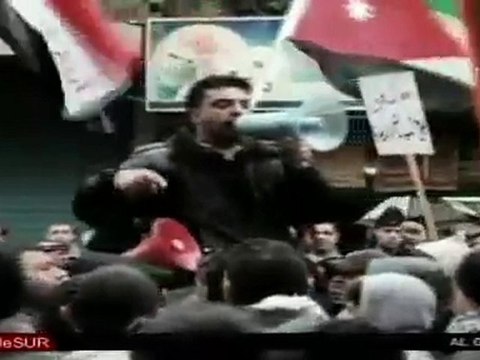 Jordania se suma a las manifestaciones en apoyo al pueblo egipcio