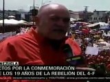Venezuela conmemora 19 años de la Rebelión del 4 de febrero