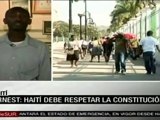Ernest: oposición intentará crear confusión en el país utilizando llegada de Aristide