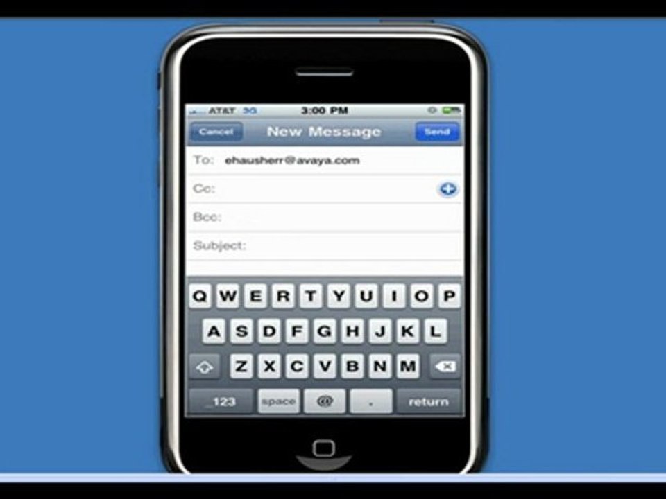 Sending Email From OneX Mobile