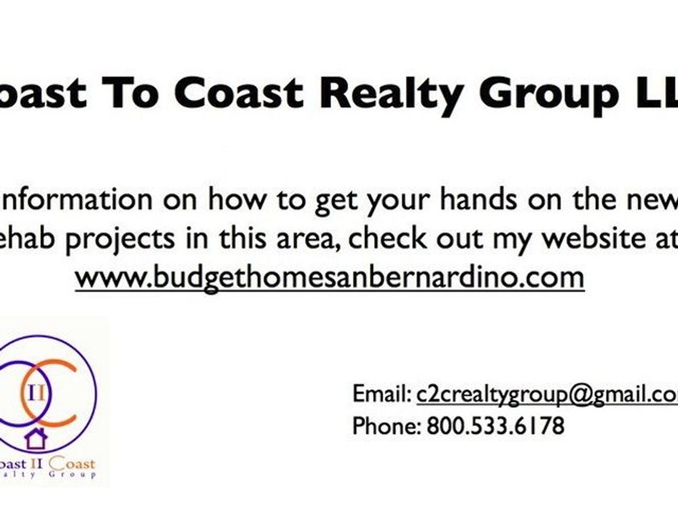 Find rehab projects in San Bernardino California