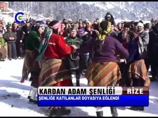 ayder kardan adam şenliği