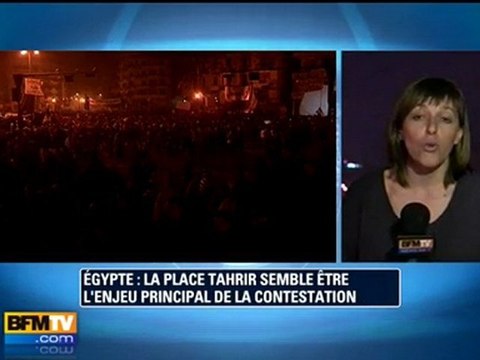 Les manifestants déterminés, Moubarak aussi