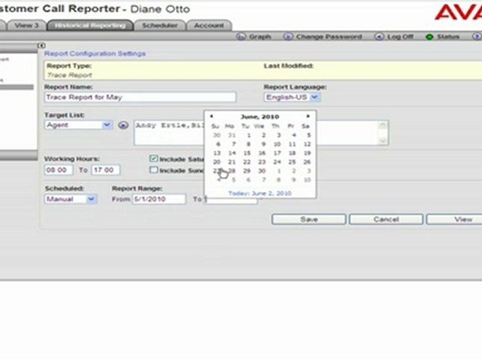 Running A Trace Report in Avaya IP Office Customer Call Repo