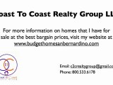 Bargain properties in San Bernardino California