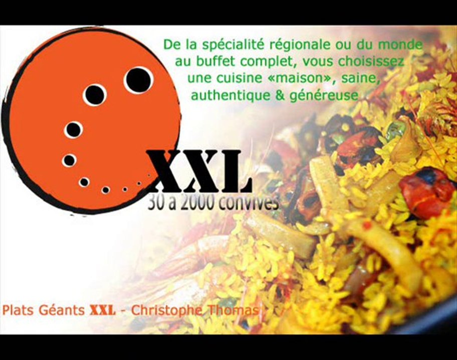 Traiteur Bretagne, plat géant-buffet, réception & évènement