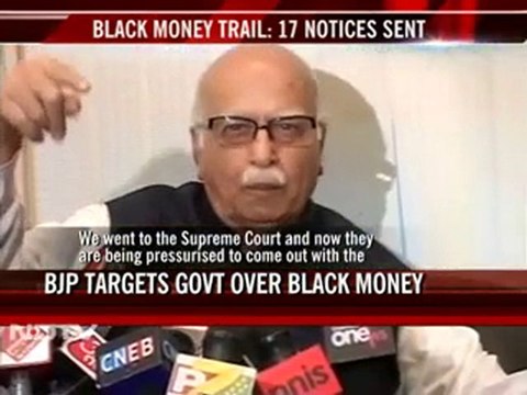 Black money trail: Govt sends 17 notices