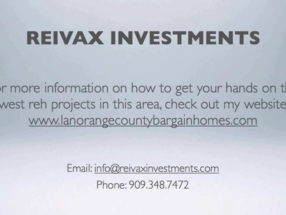 Find rehab projects in Baldwin Park California