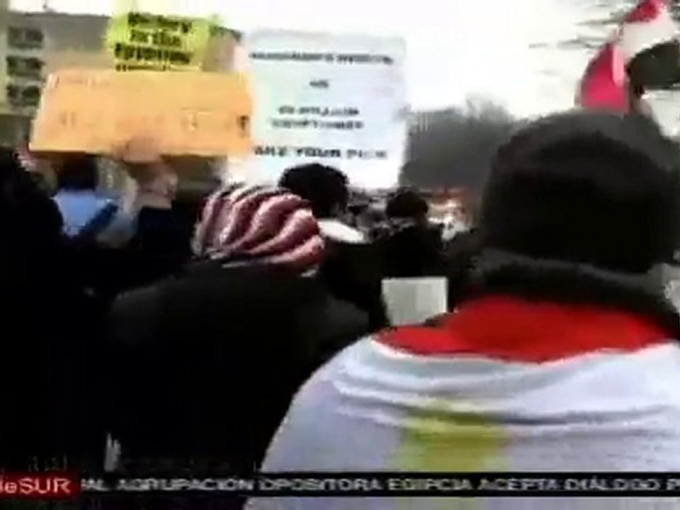 Exigen a Washington que suspenda su apoyo a Mubarak