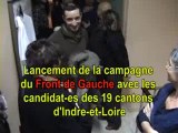 Présentation de la campagne des cantonales en Indre et Loire
