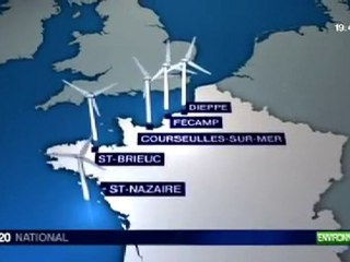 présentation du projet de parcs éoliens offshore en France