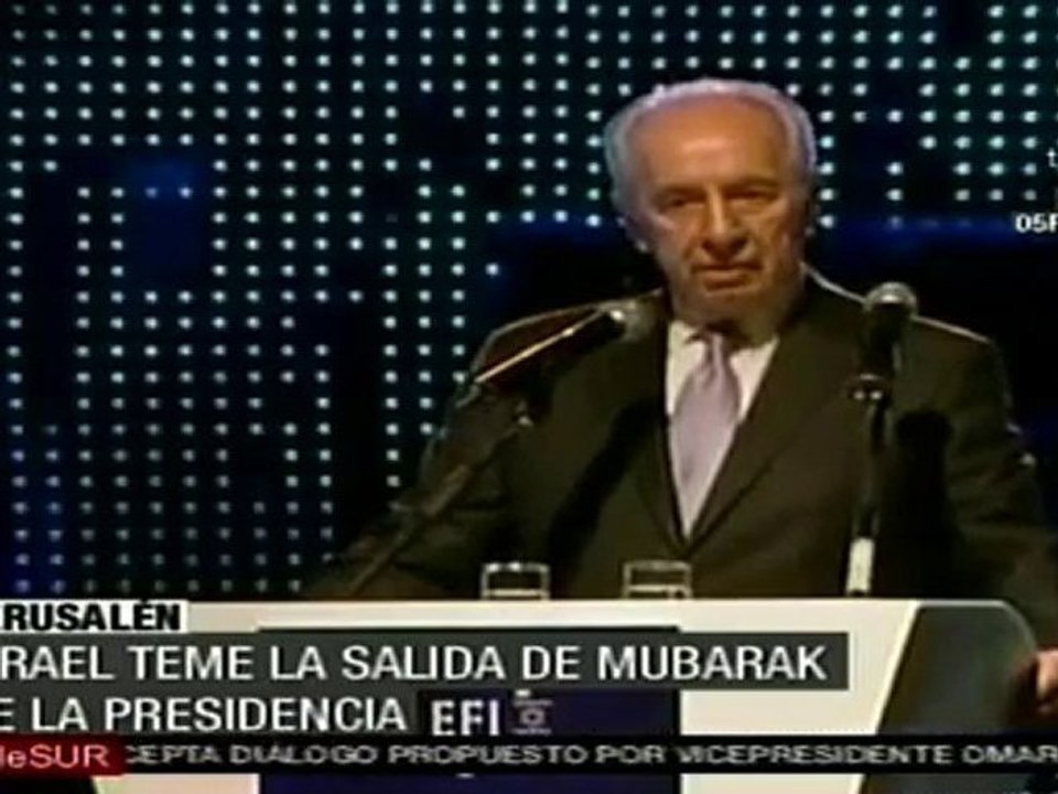 Israel respalda a Mubarak