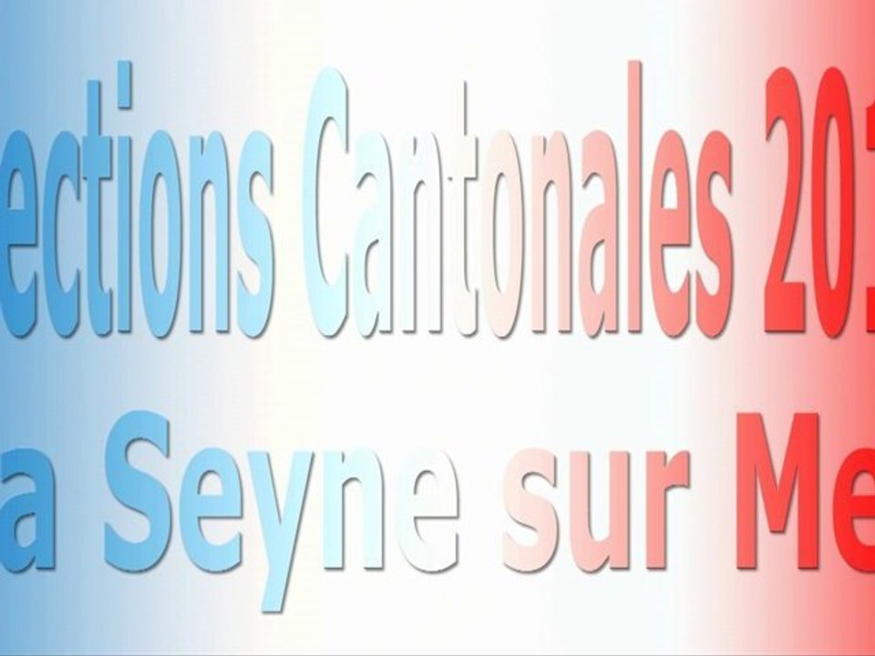 Lettre aux Candidats - Cantonales 2011 - La Seyne sur Mer