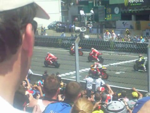 Départ moto gp Le Mans 2010