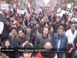 Hundreds march in Paris in support of Egypt - no comment