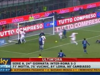 Video Inter - Roma 5-3 (secondo tempo)