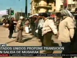 Mientras EE.UU. respalda continuidad de Mubarak, el pueblo s