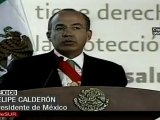 Calderón: Constitución y ley, únicas respuestas a problemas