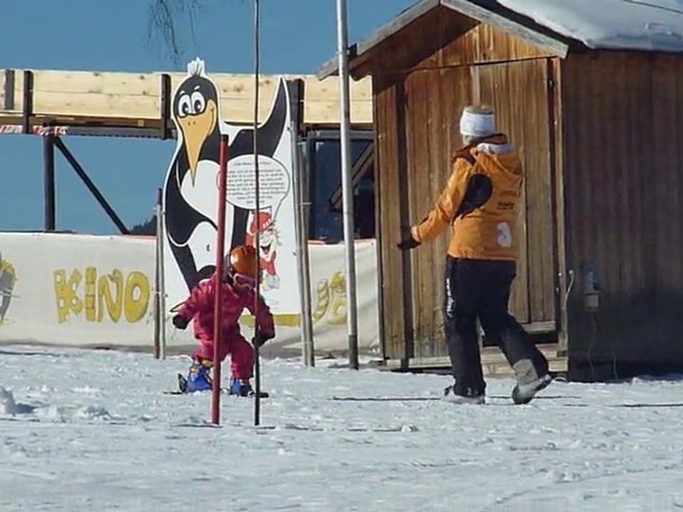 Premier cours de ski
