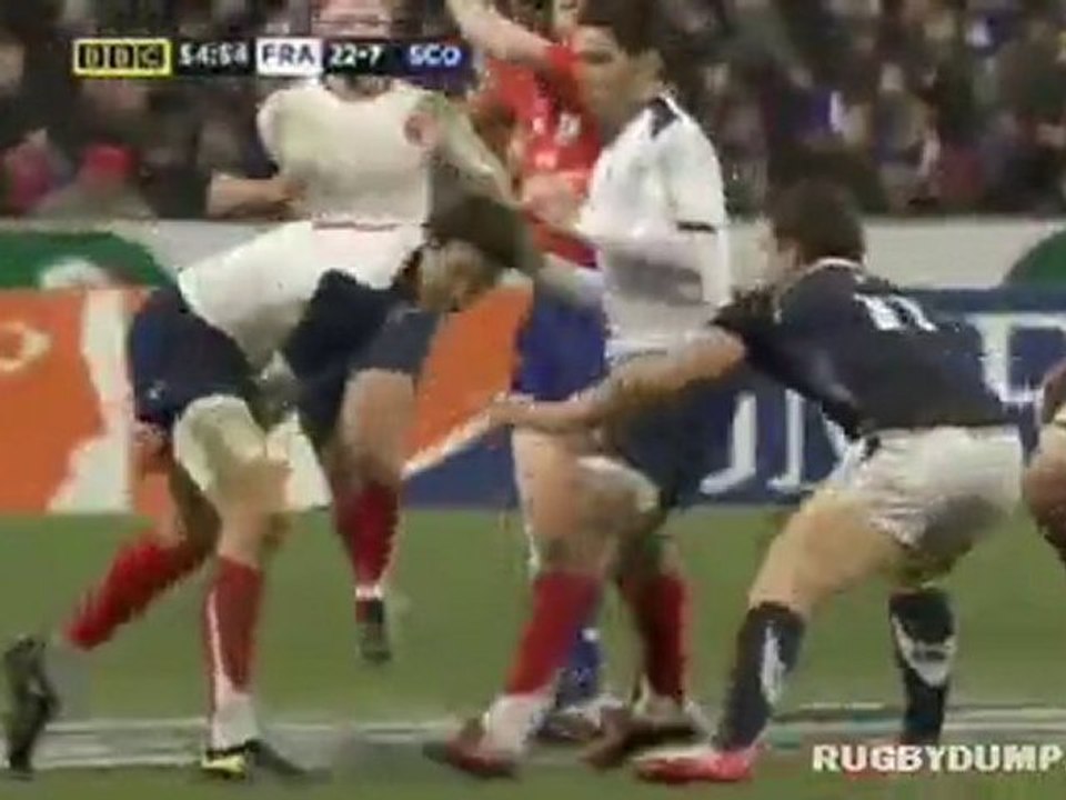 Chabal Rugby XV de France - France Ecosse