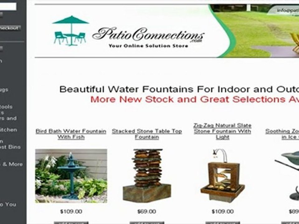 How to purchase Patio Sets and many more. – A Video Review