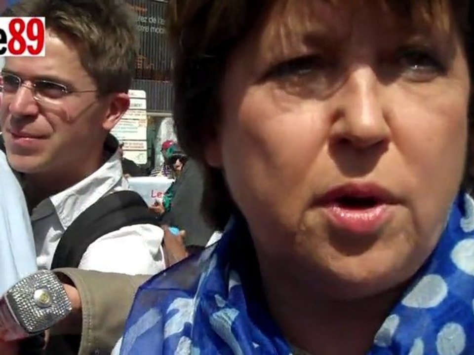 Martine Aubry (PS) au Forum social mondial 2011 à Dakar