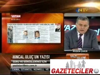 Ruşen Çakır'dan Hıncal Uluç'a şok!