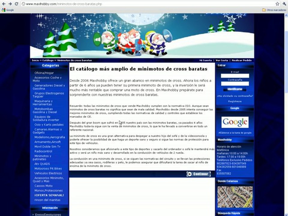 Comprar minimotos de cross baratas por internet