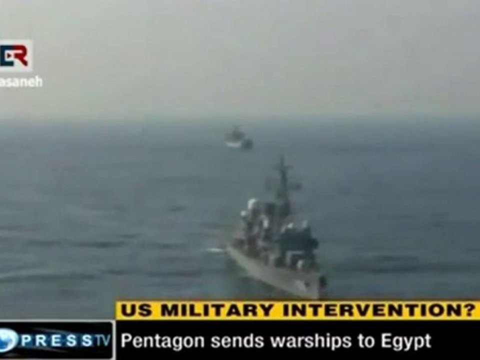 Des navires de la U.S. NAVY en route pour l'Égypte...