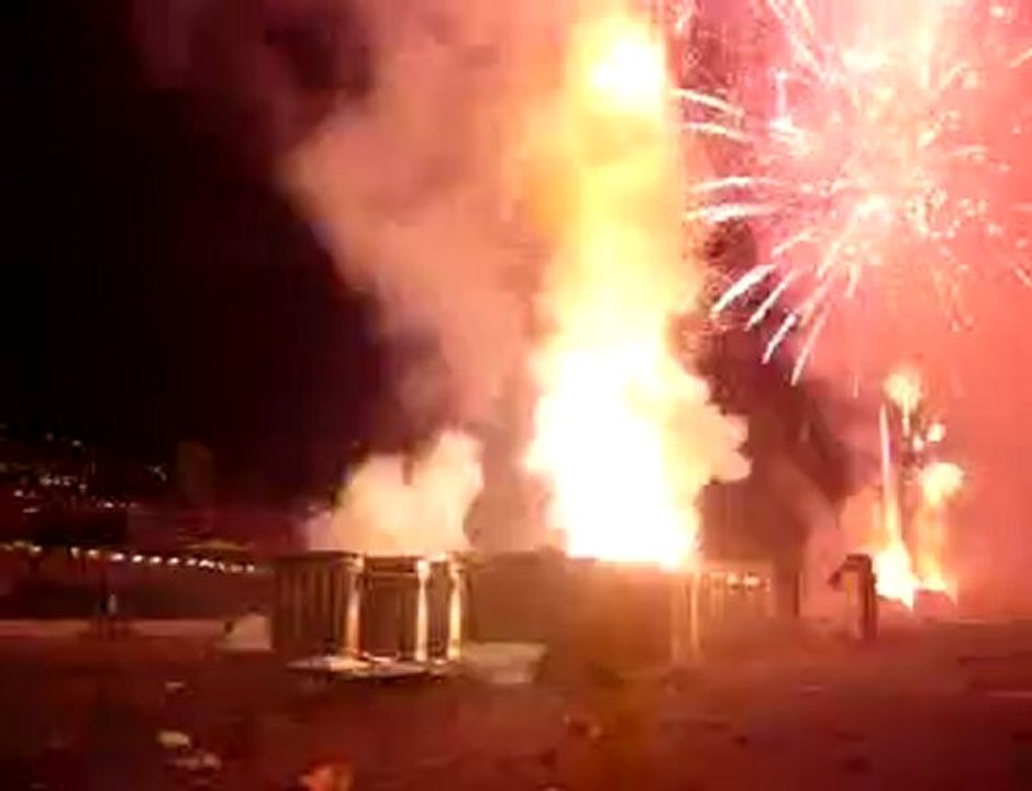 les petites fourmis lors du feu d'Artifice de Monaco