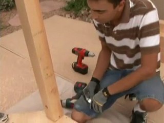 How to Build a Gazebo - 10.Install the Gazebo Vertical Beam