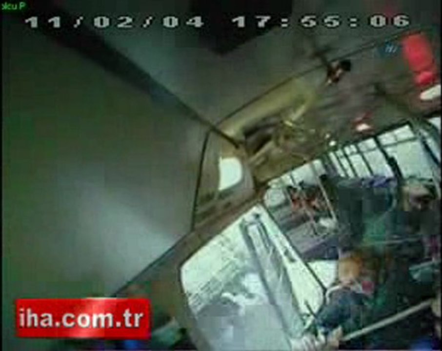 Isparta'da Otobüste Dehşet Anları