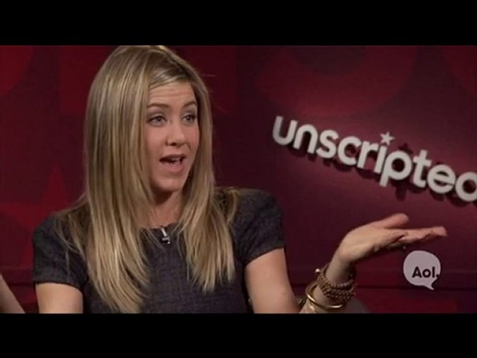 Jen Aniston & Adam Sandler - Unscripted Interview 3