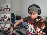 Medley LADY GAGA, Ke$ha, Rihanna et Usher au violon