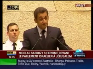 Sarkozy le sioniste complice du massacre des Palestiniens