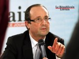 François Hollande face à la rédaction