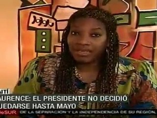 La continuidad de Preval en el poder, establecida por ley (ministra)