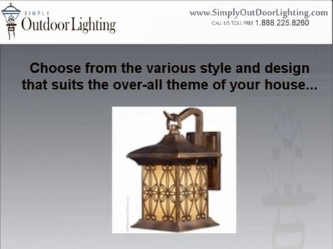 Stylish Rustic Outdoor Lighting